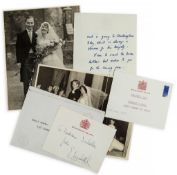 ELIZABETH II, QUEEN - Collection of letters, notes, telegrams and invitations from Queen...