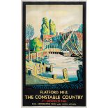 C.W. - FLATFORD MILL, LNER lithographic poster in colours, printed by S.C.Allen  &  Co., Ltd.,