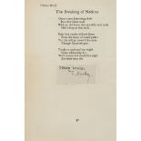 HARDY, THOMAS - Signature by Thomas Hardy clipped from the close of a typed letter... Signature by