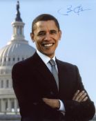 OBAMA, BARACK - Half length colour photograph of Barack Obama Half length colour photograph of