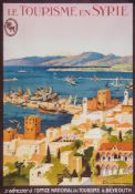 LACAZE, Julien (1886-1971) - LE TOURISME EN SYRIE, PLM lithographic poster in colours, printed by