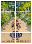 START-RITE POSTER - Original vintage Start-Rite poster, 6 separate sheets Original vintage Start-