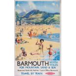 RILEY, Harry  (1895-?) - BARMOUTH, British Railways offset lithographic poster in colours, 1956,