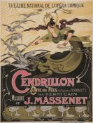 BERTRAND, Emile  (1856-1927 - CENDRILLON lithographic poster in colours, 1899, printed by