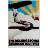 ROLLING STONES - JOHN PASCHE - 'The Rolling Stones American Tour 1972' colour lithograph