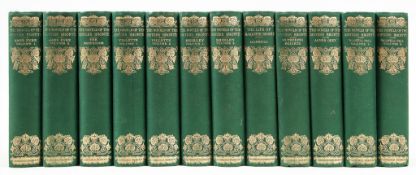 Brontë (Charlotte, Emily & Anne) - [Novels], edited by Temple Scott, 12 vol. including Gaskell's '