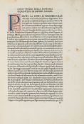 Poggius Florentinus. - Historia Florentina, translated by Jacobus Poggius,   first edition of this