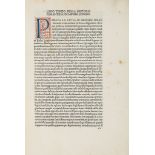 Poggius Florentinus. - Historia Florentina, translated by Jacobus Poggius,   first edition of this