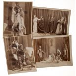 Theatre.- - A Collection of 7 theatrical photographs,  all mounted on captioned card, some light