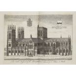 Willis (Browne) - A Survey of the Cathedrals, 2 vol only, of 3.,   29 engraved plates only, of 32,