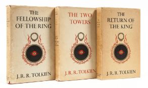 Tolkien (J.R.R.) - The Lord of the Rings, 3 vol.,   first editions  ,   vol.I fifteenth
