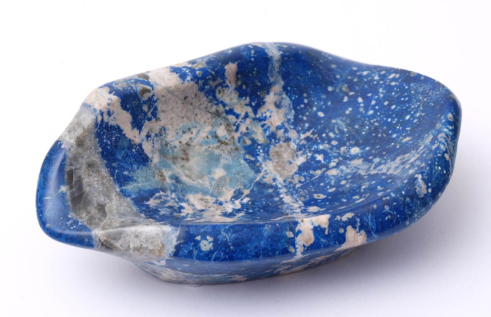 Lapislazuli-Schale L.11cm.