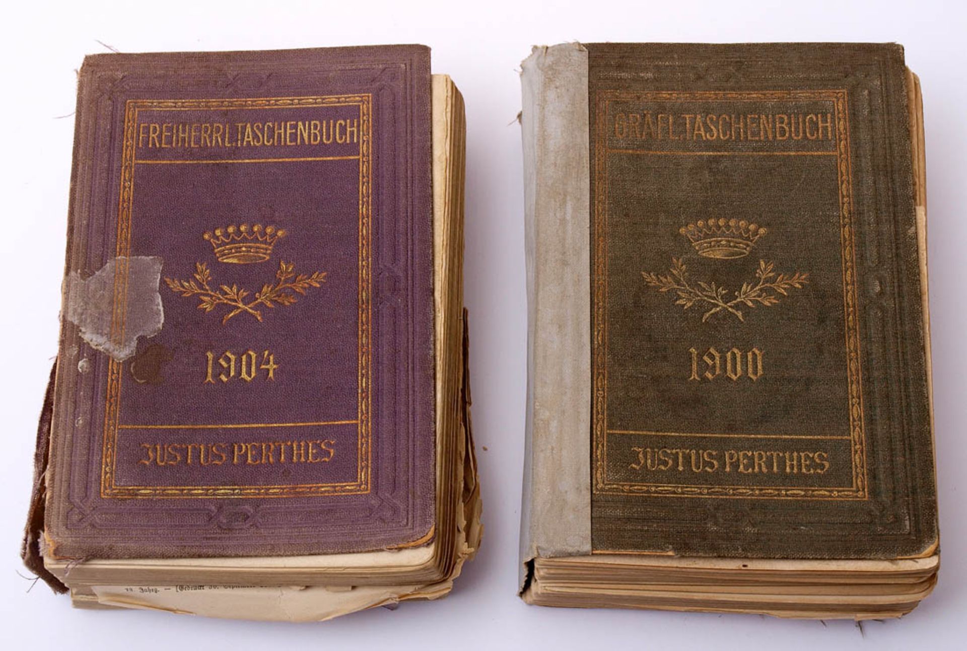 Gothaisches genealogisches Taschenbuch 2 Bde. (gräfliche Familien 1900 bzw. freiherrliche Familien