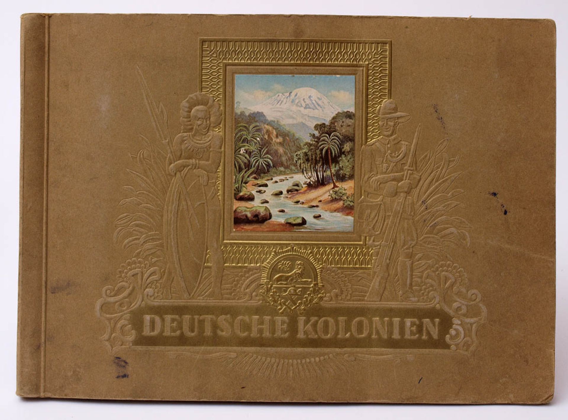 Zigarettenbilderalbum "Deutsche Kolonien"Zigarettenbilderdienst Dresden. Komplett.