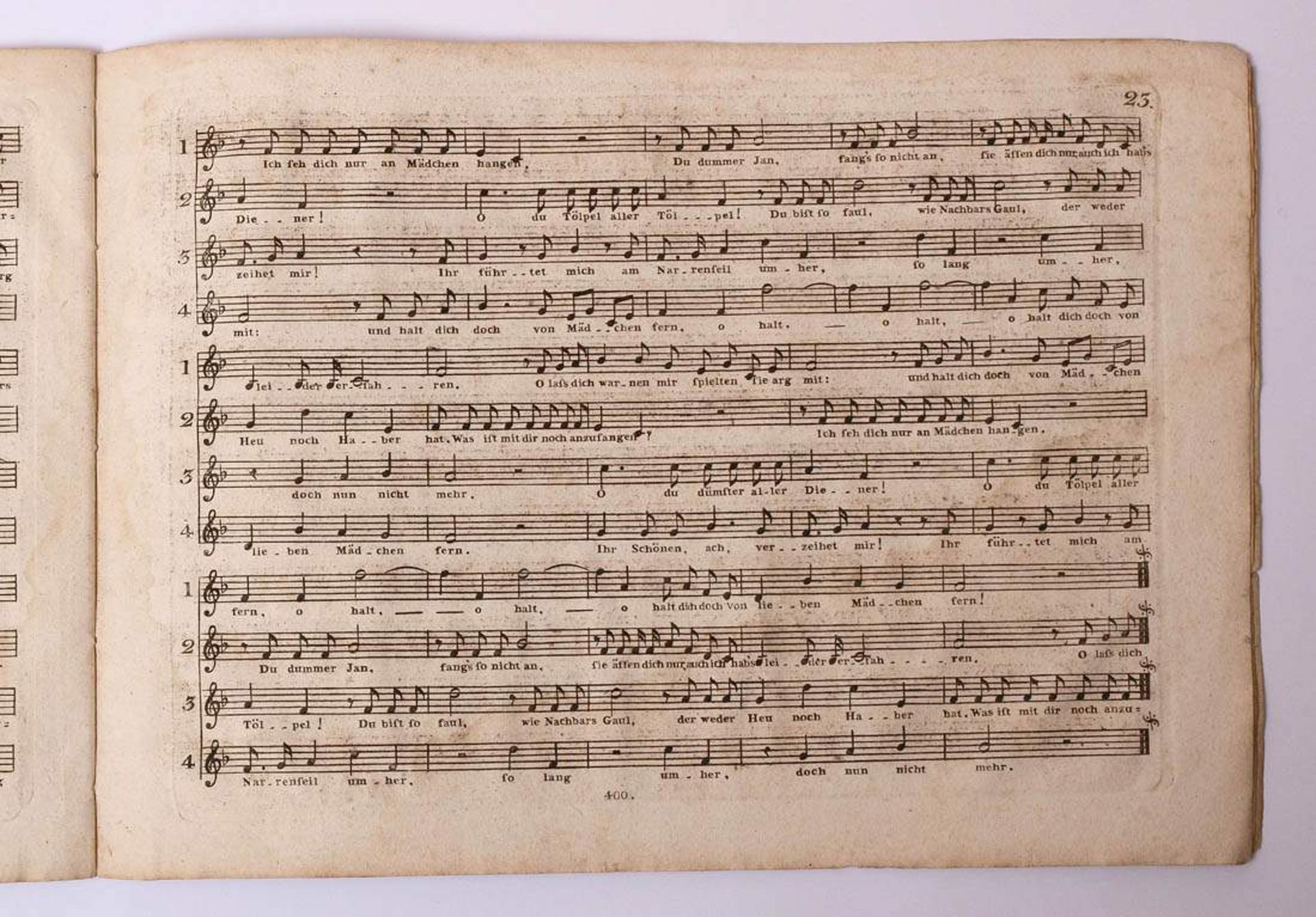 Vier Bände Noten, 19.Jhdt.Joseph Haydn: Hymne "Allmächtiger, Dir Preis und Ehre", Breitkopf und - Bild 6 aus 10
