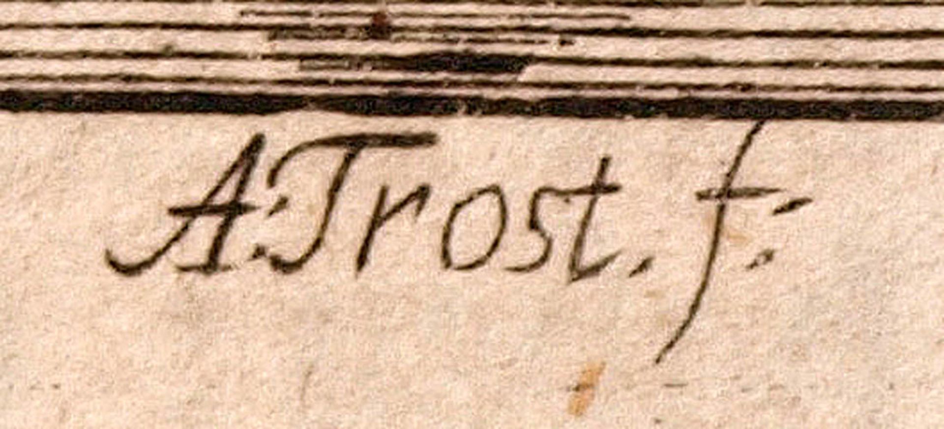 Trost, Andreas, 1677 - 1708Sechs Kupferstiche aus der "Vorhergehenden, kurzen Topographia". Leicht - Bild 18 aus 22