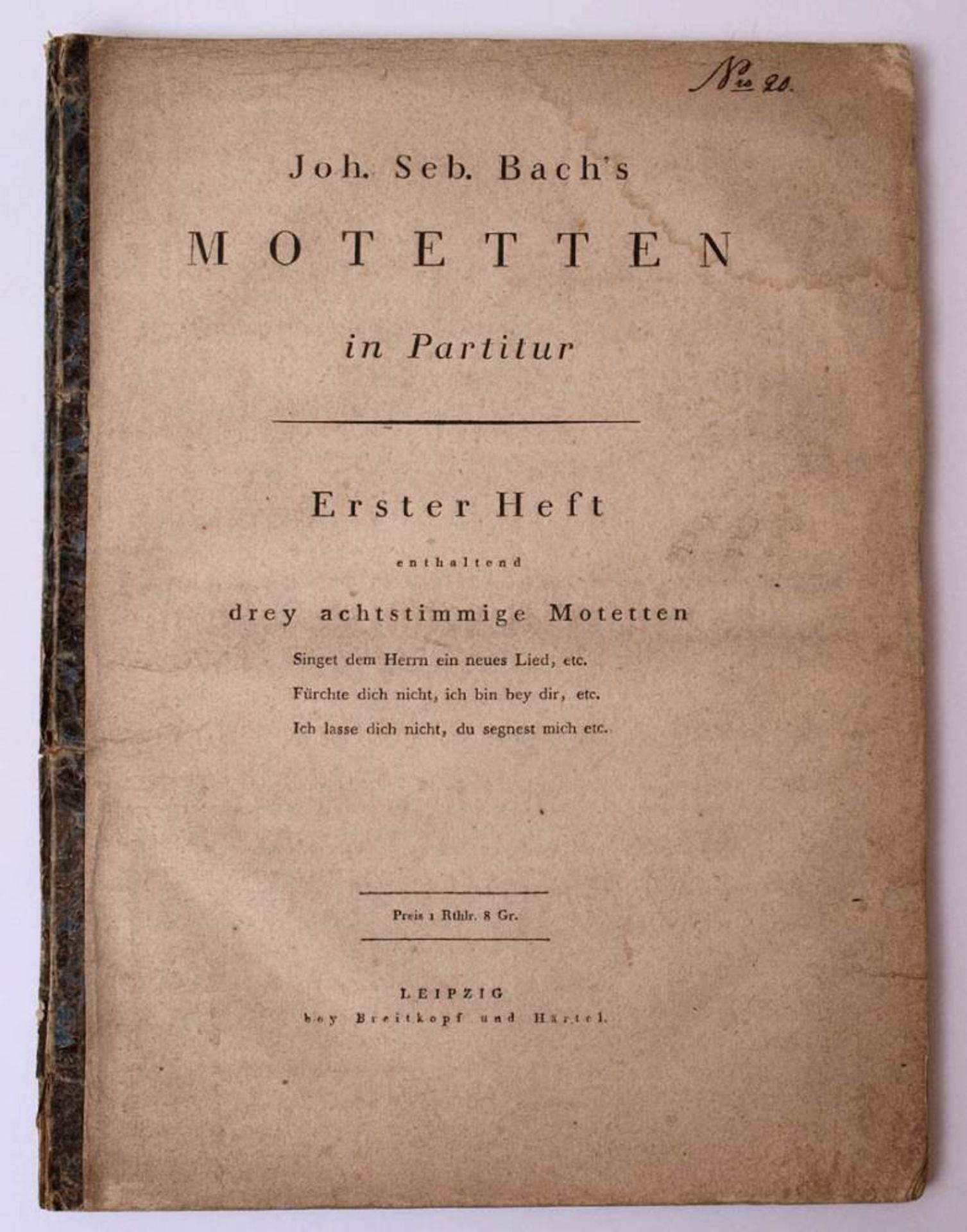 Vier Bände Noten, 19.Jhdt.Joseph Haydn: Hymne "Allmächtiger, Dir Preis und Ehre", Breitkopf und - Bild 4 aus 10