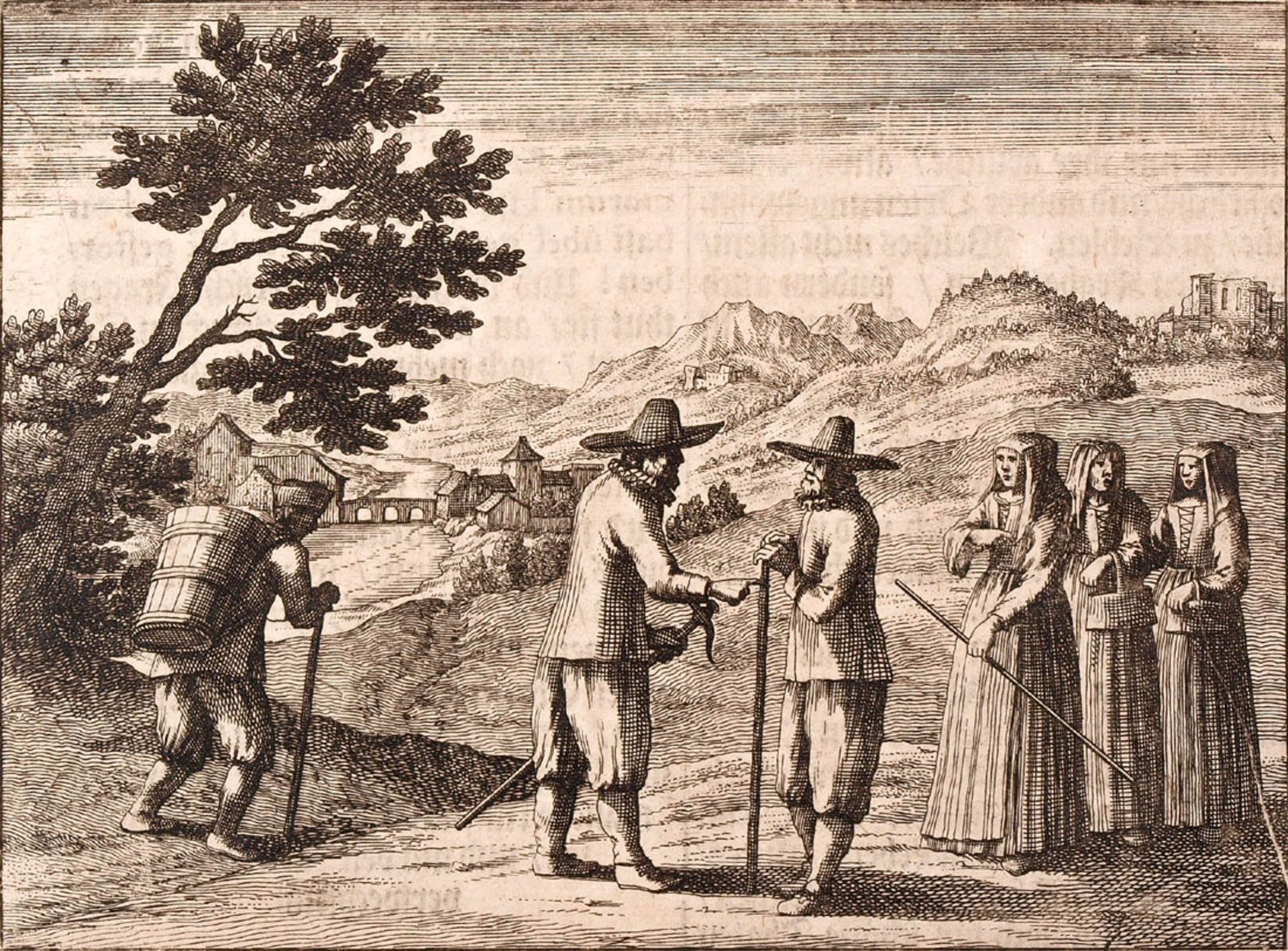 Trost, Andreas, 1677 - 1708Sechs Kupferstiche aus der "Vorhergehenden, kurzen Topographia". Leicht - Bild 12 aus 22