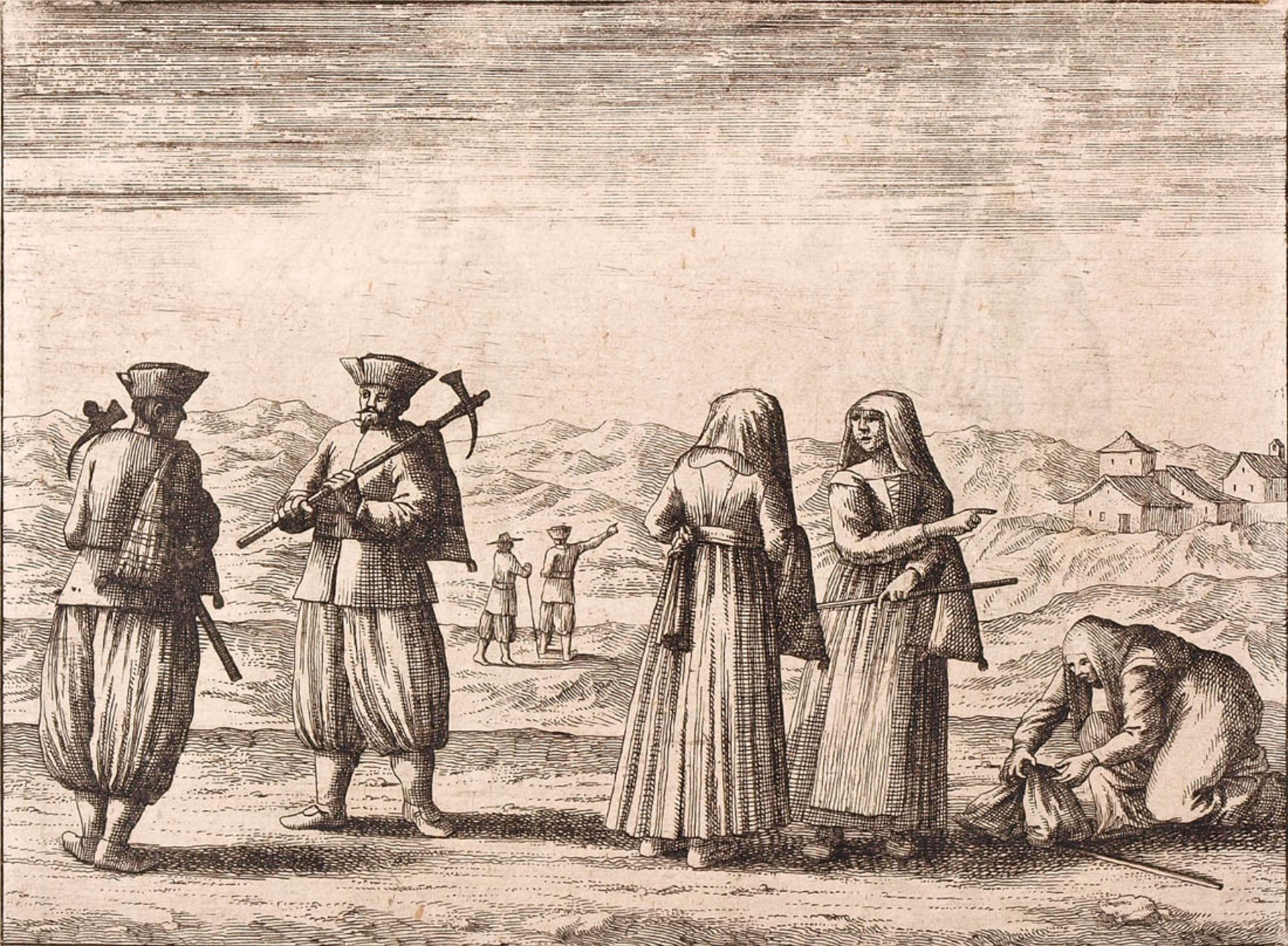 Trost, Andreas, 1677 - 1708Sechs Kupferstiche aus der "Vorhergehenden, kurzen Topographia". Leicht - Bild 8 aus 22