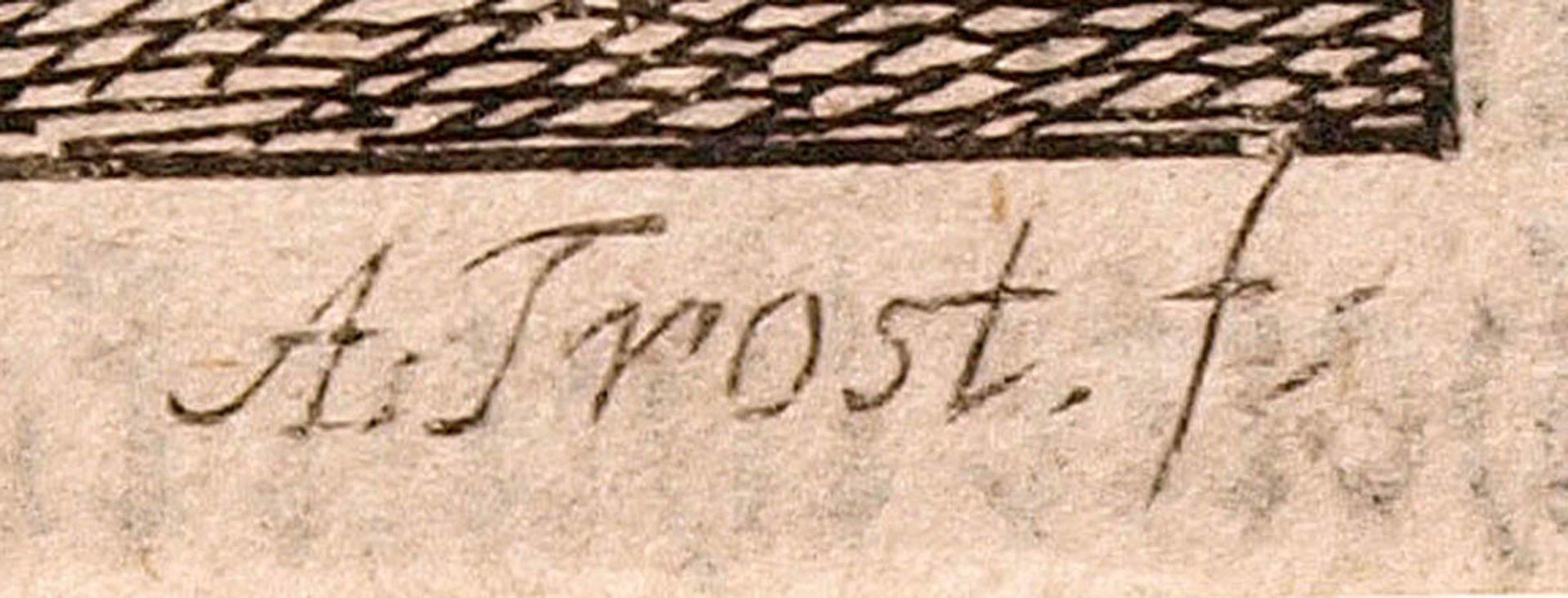 Trost, Andreas, 1677 - 1708Sechs Kupferstiche aus der "Vorhergehenden, kurzen Topographia". Leicht - Bild 14 aus 22
