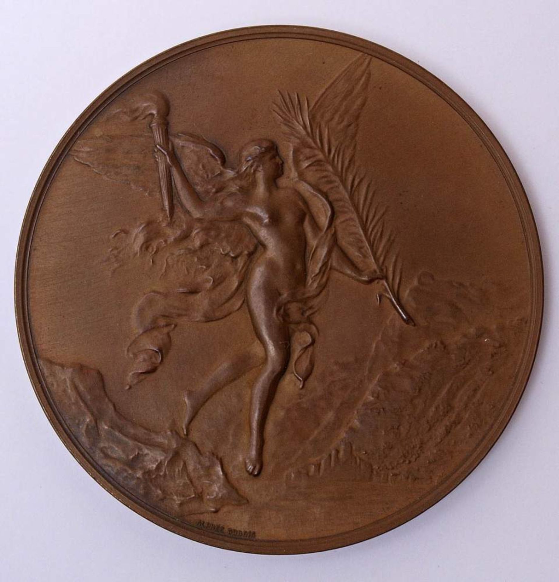 Dubois, Alphée, 1831 - 1905Medaille zur ersten Schweizer Bundesfeier im Jahr 1891. Bronze, verso - Bild 2 aus 4