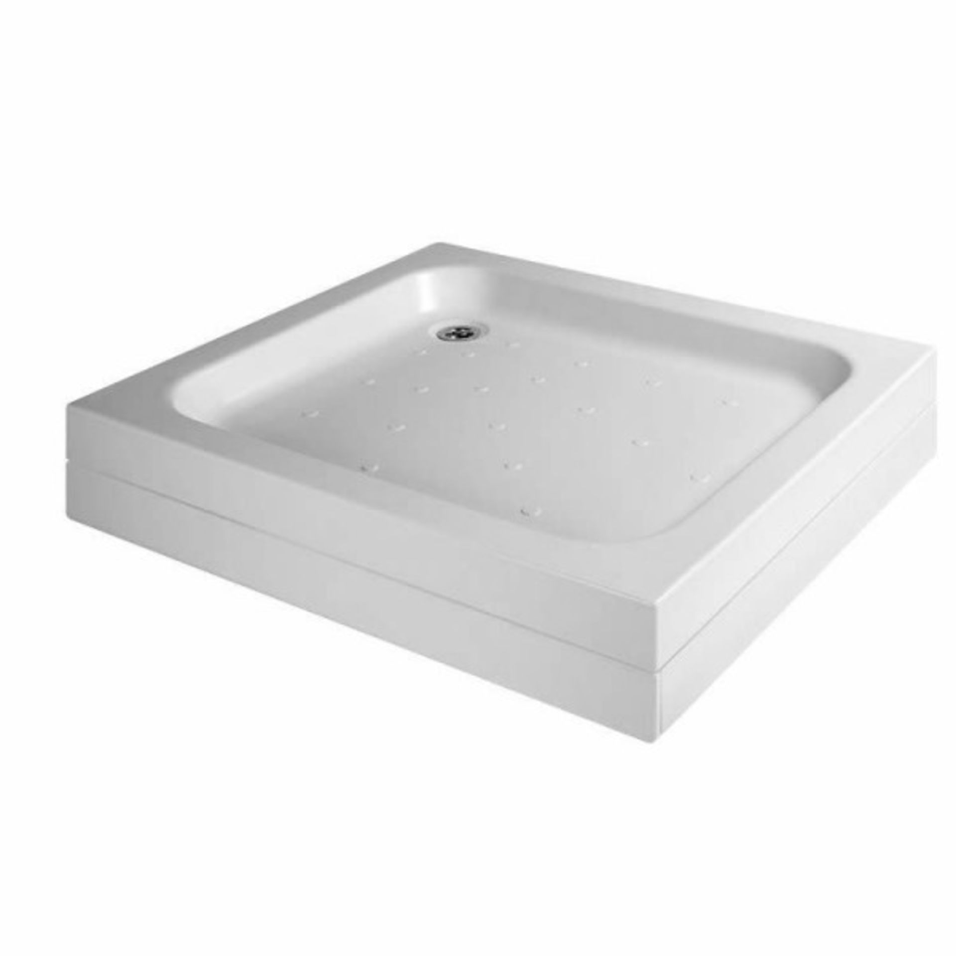 Shower tray Armitage Shanks Armistone Keilder Square Misty Pink Stone resin Height - 75mm, Width - 7