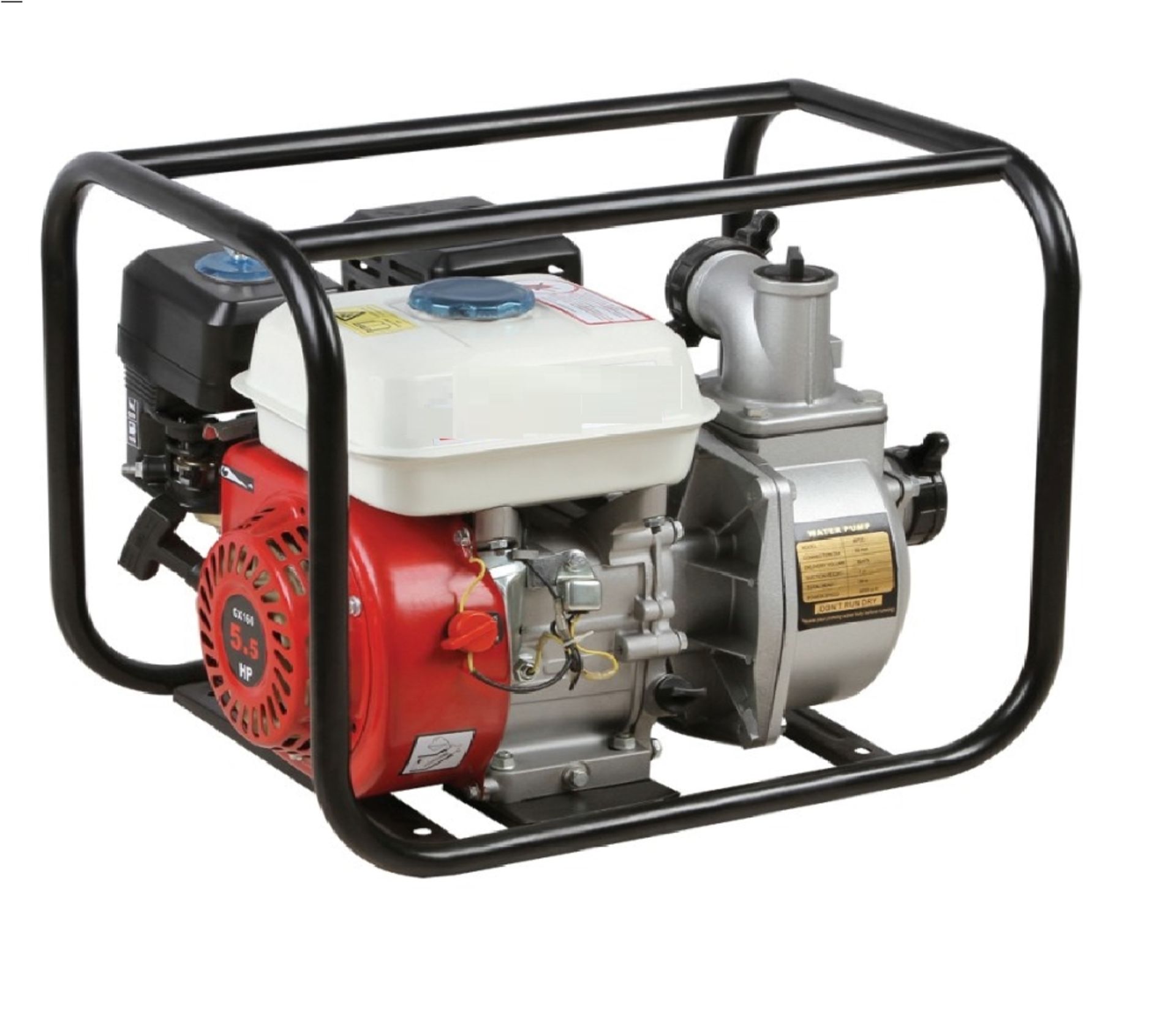 Royal Kraft 5.5HP High Pressure Petrol Water Pump, 4-Stroke Petrol Engine, 1 Cylinder, Air-Cooled, O