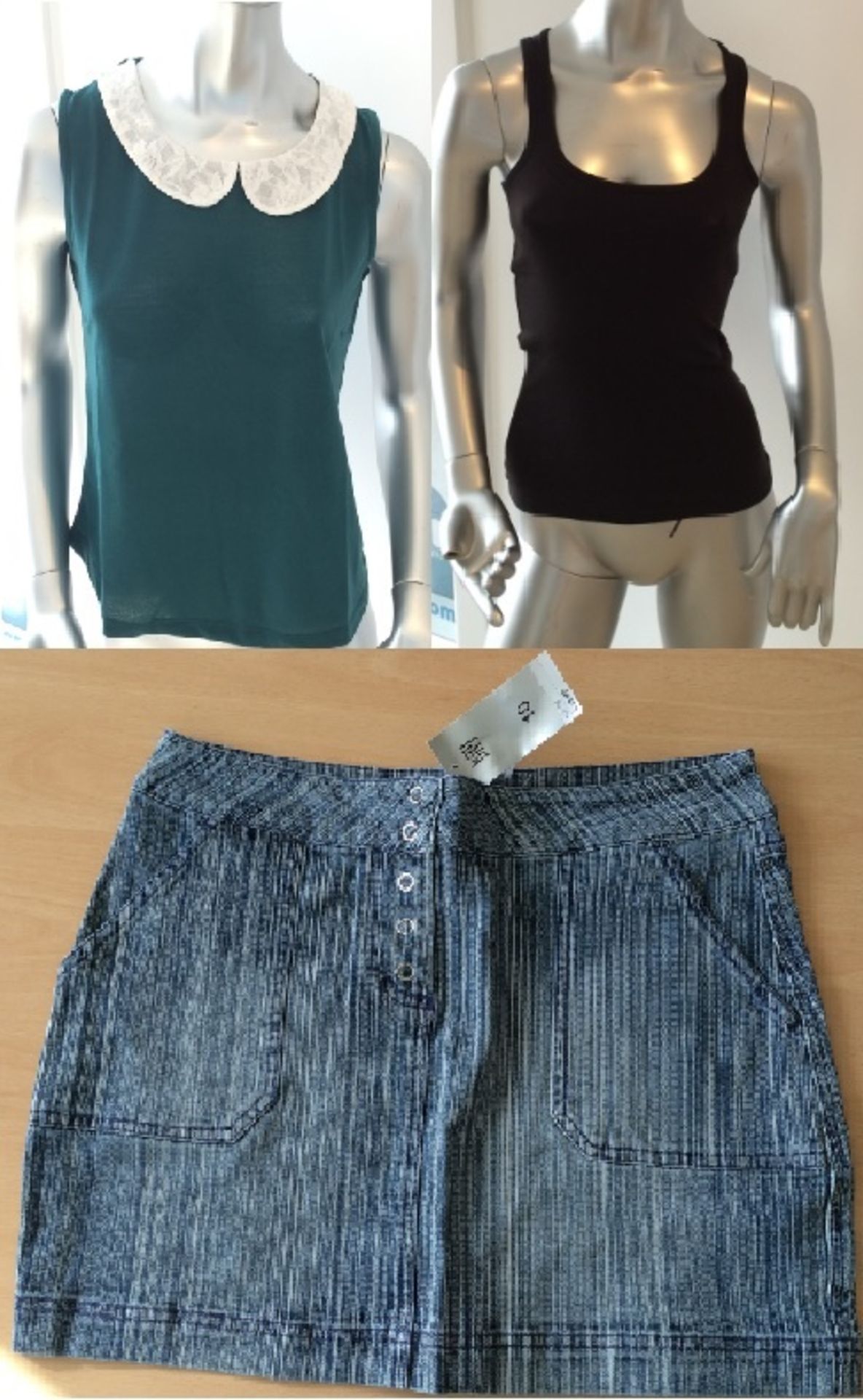 Box To Include Approx. 16 Bay Women's Shorts in Blue; Size 8-14/ Also Includes Approx. 20 New Look V - Image 2 of 2