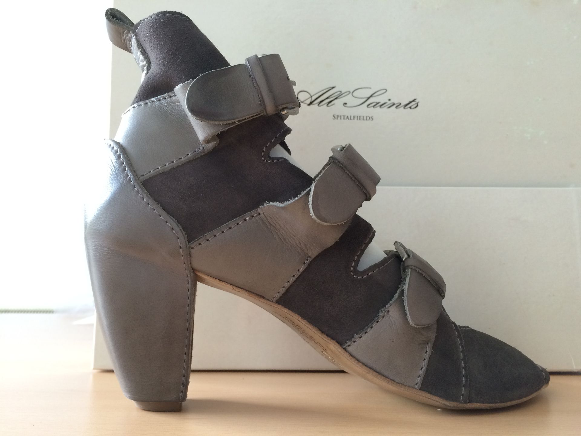 Box To Include Approx. 7 All Saints Ladies Shoes in Grey; Size 3-7 - Image 4 of 5