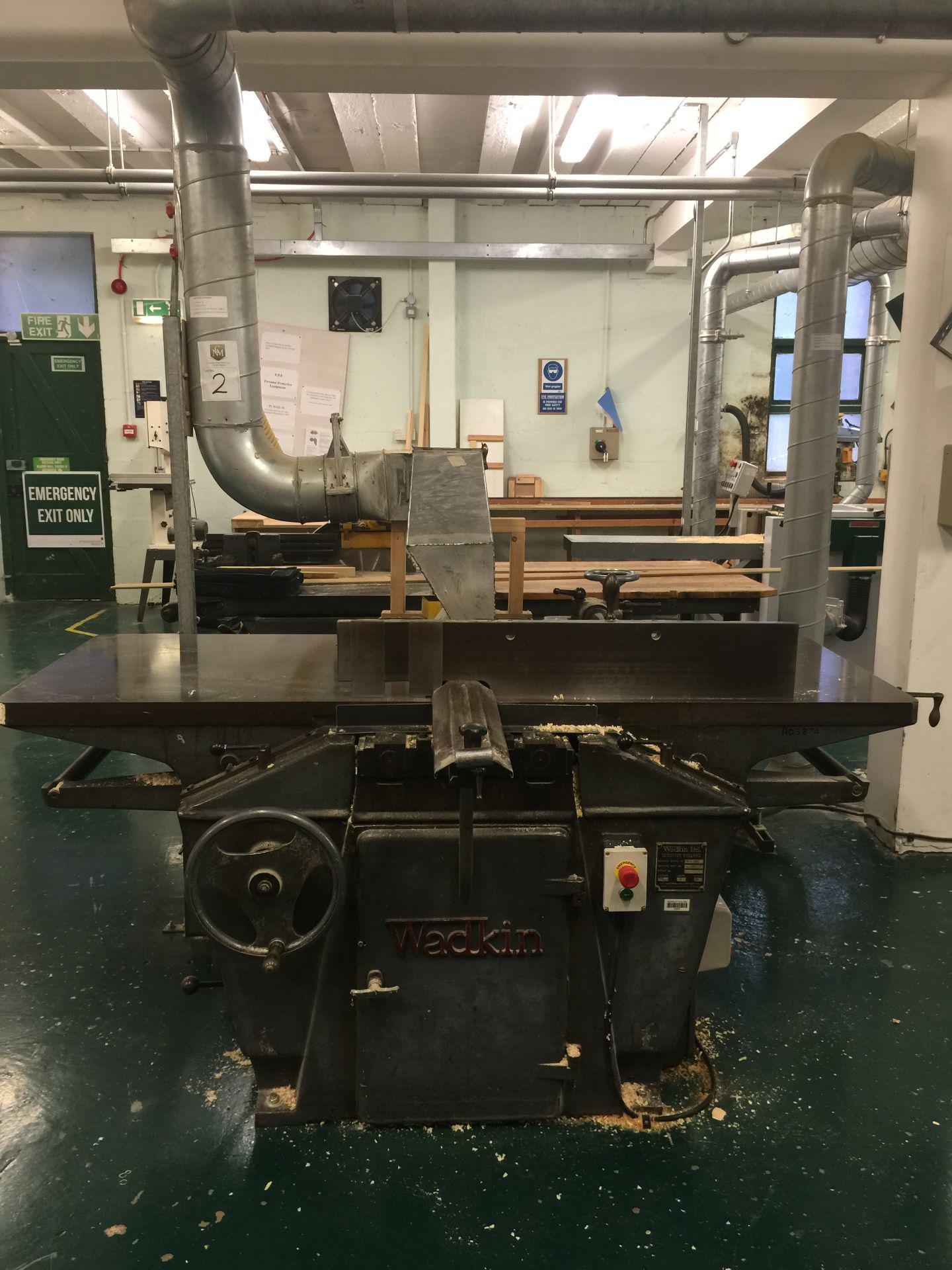 WADKIN CUTTER/PLANER THICKNESSER, - Image 2 of 5