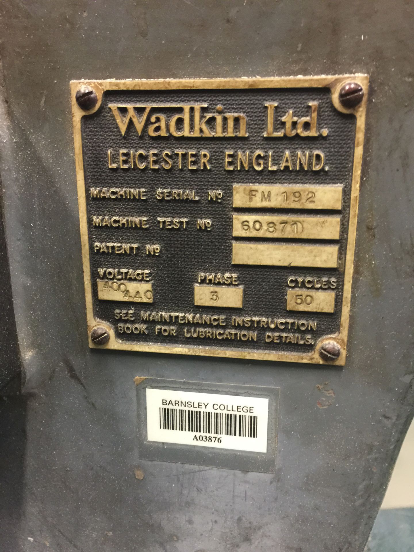 WADKIN CUTTER/PLANER THICKNESSER, - Image 5 of 5