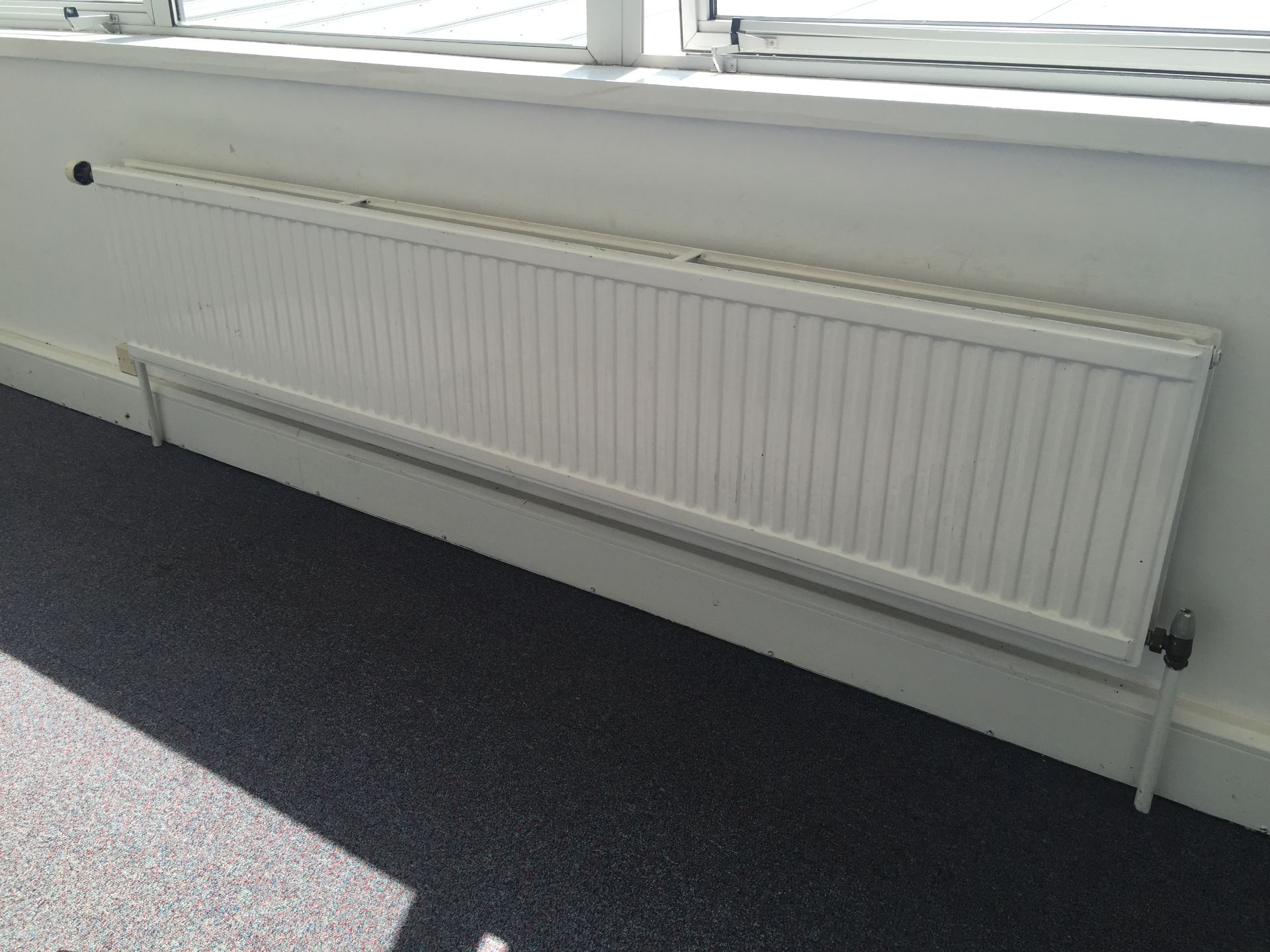 Double Radiator including Thermostats,