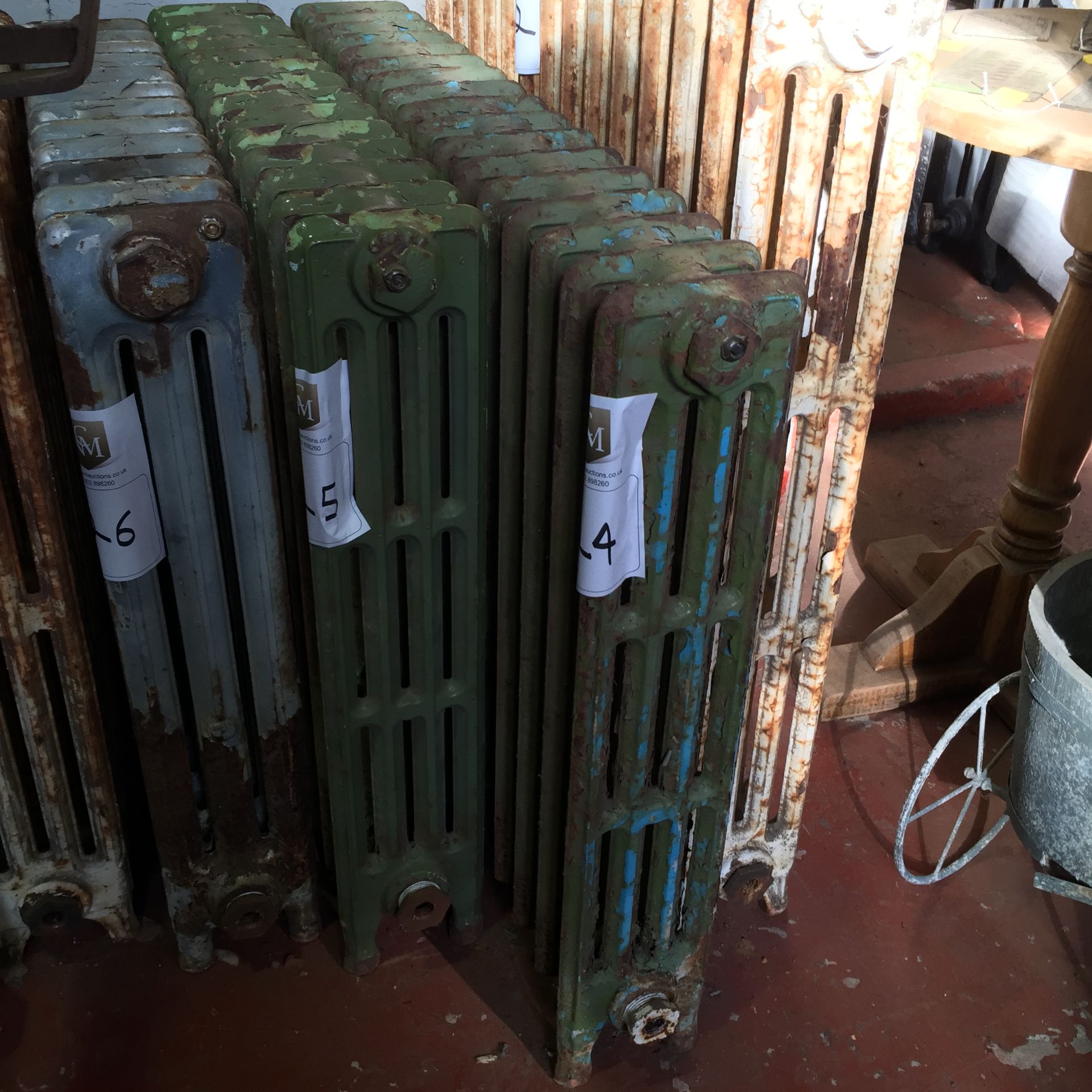 Sort after by interior designers -original cast iron radiator pressure tested and flushed 32 x 30