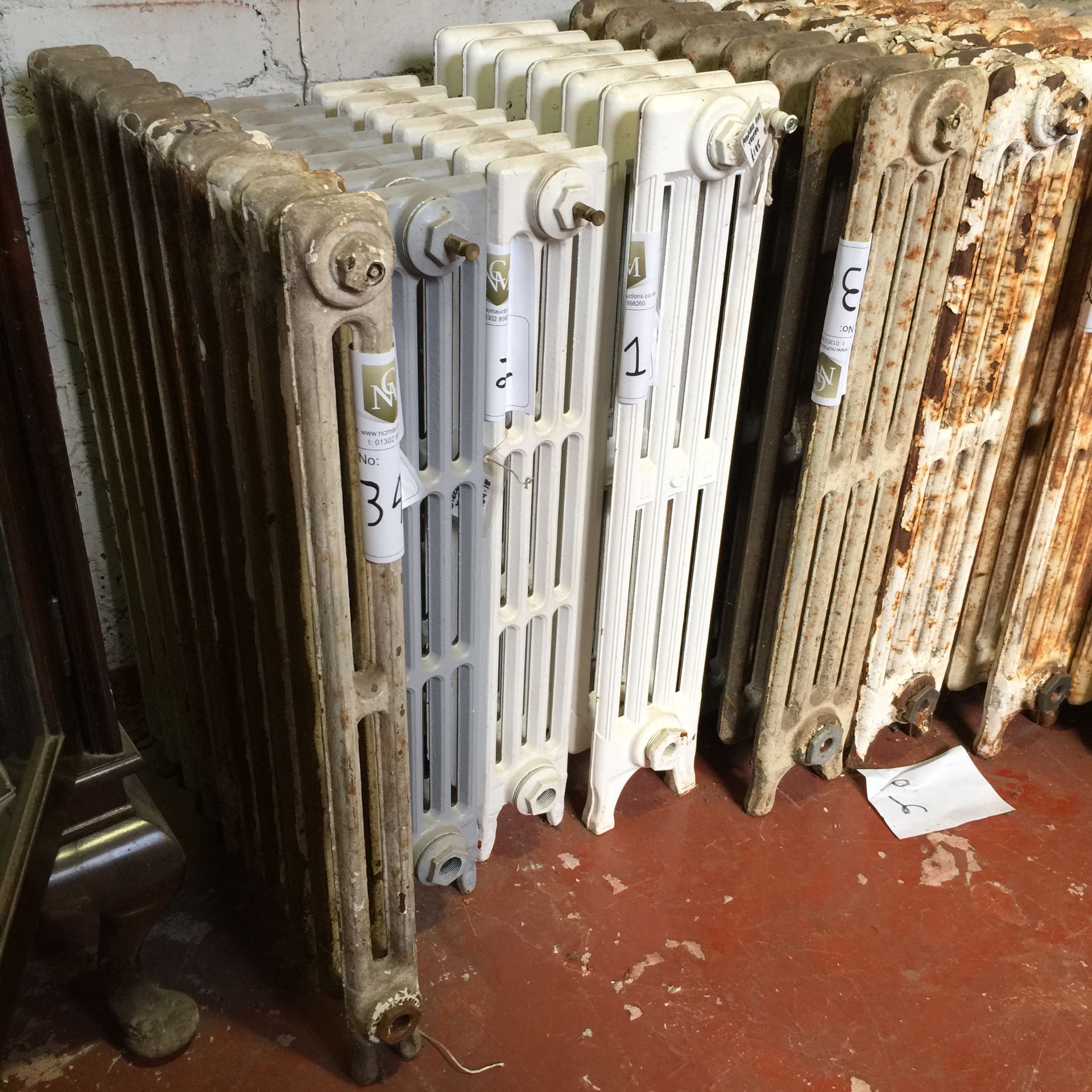 Sort after by interior designers -new cast iron radiator pressure tested and flushed 18 x 29