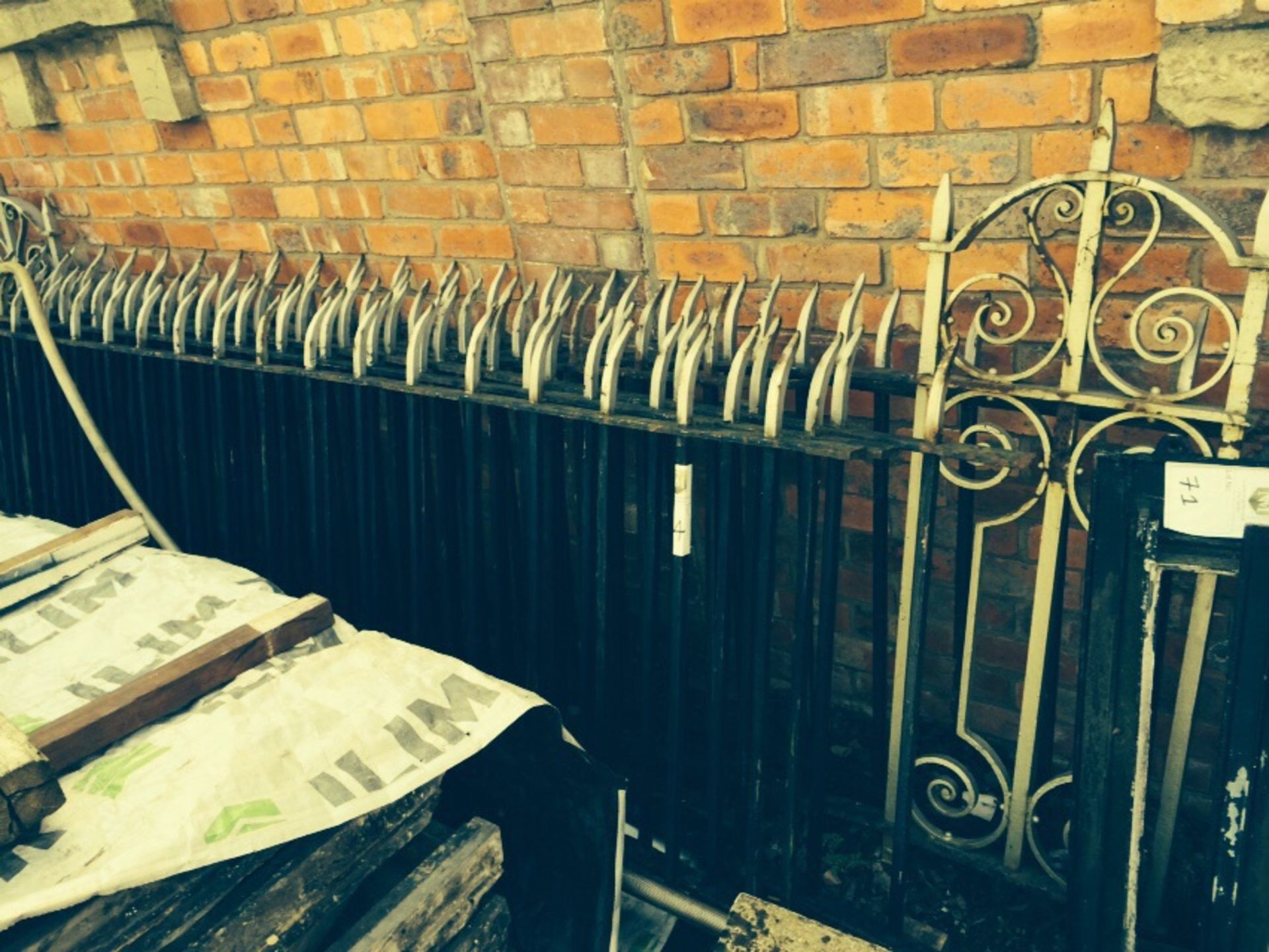 Decorative Victorian railings Approx 62ft total length