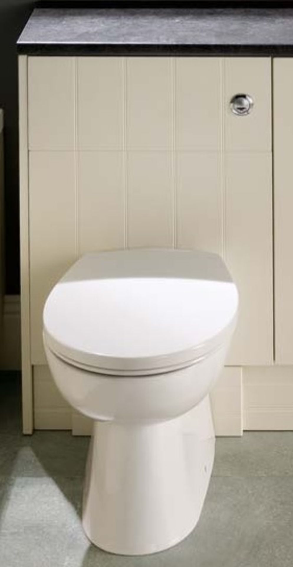 Bathroom Vanity Units  (RRP: £248.40) - Includes -  500mm Floor Reaching WC Unit Charlbury White Ash