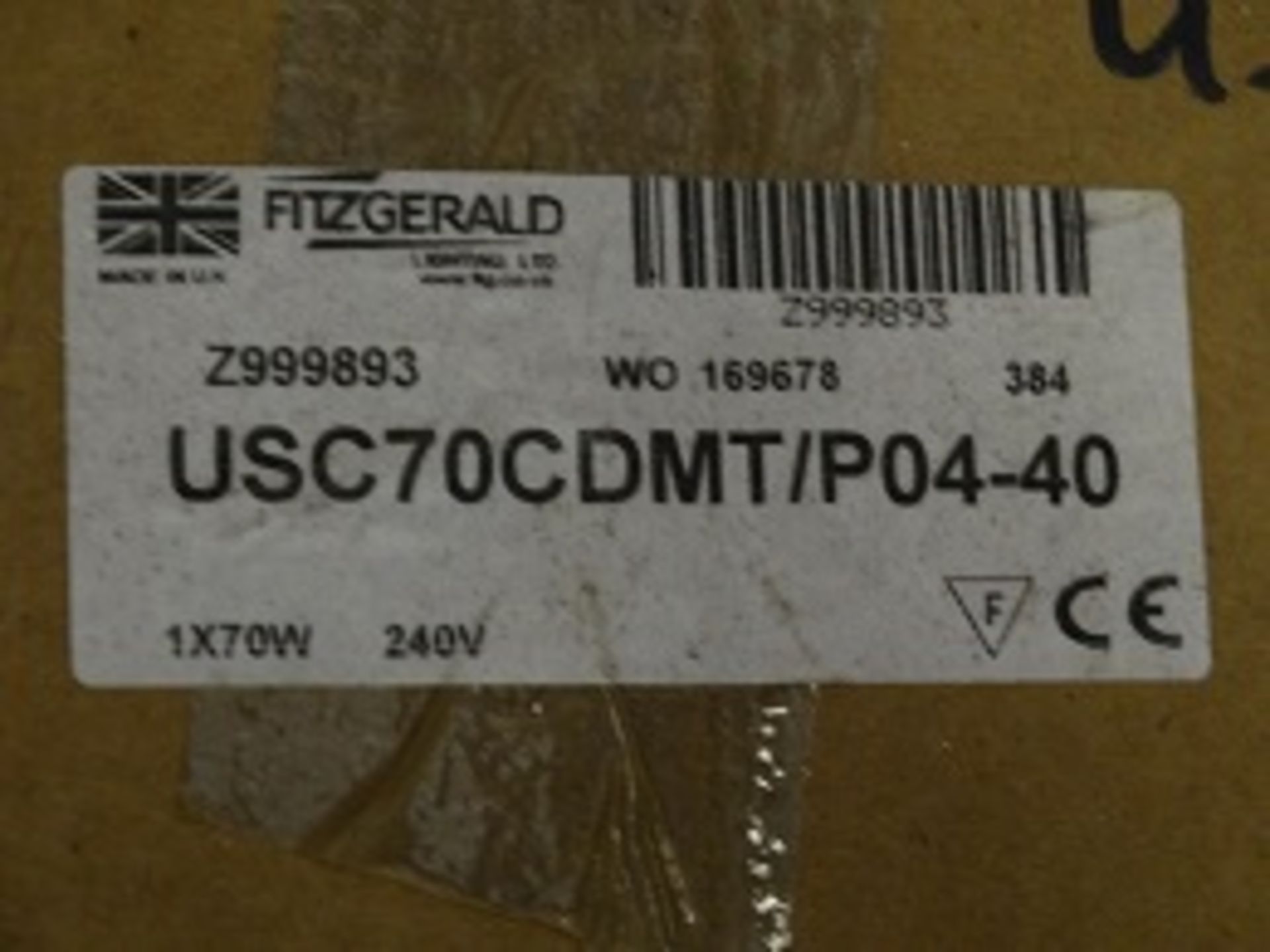 Fitzgerald Lighting Spotlight with metal casing, may be missing parts unchecked - Image 5 of 5
