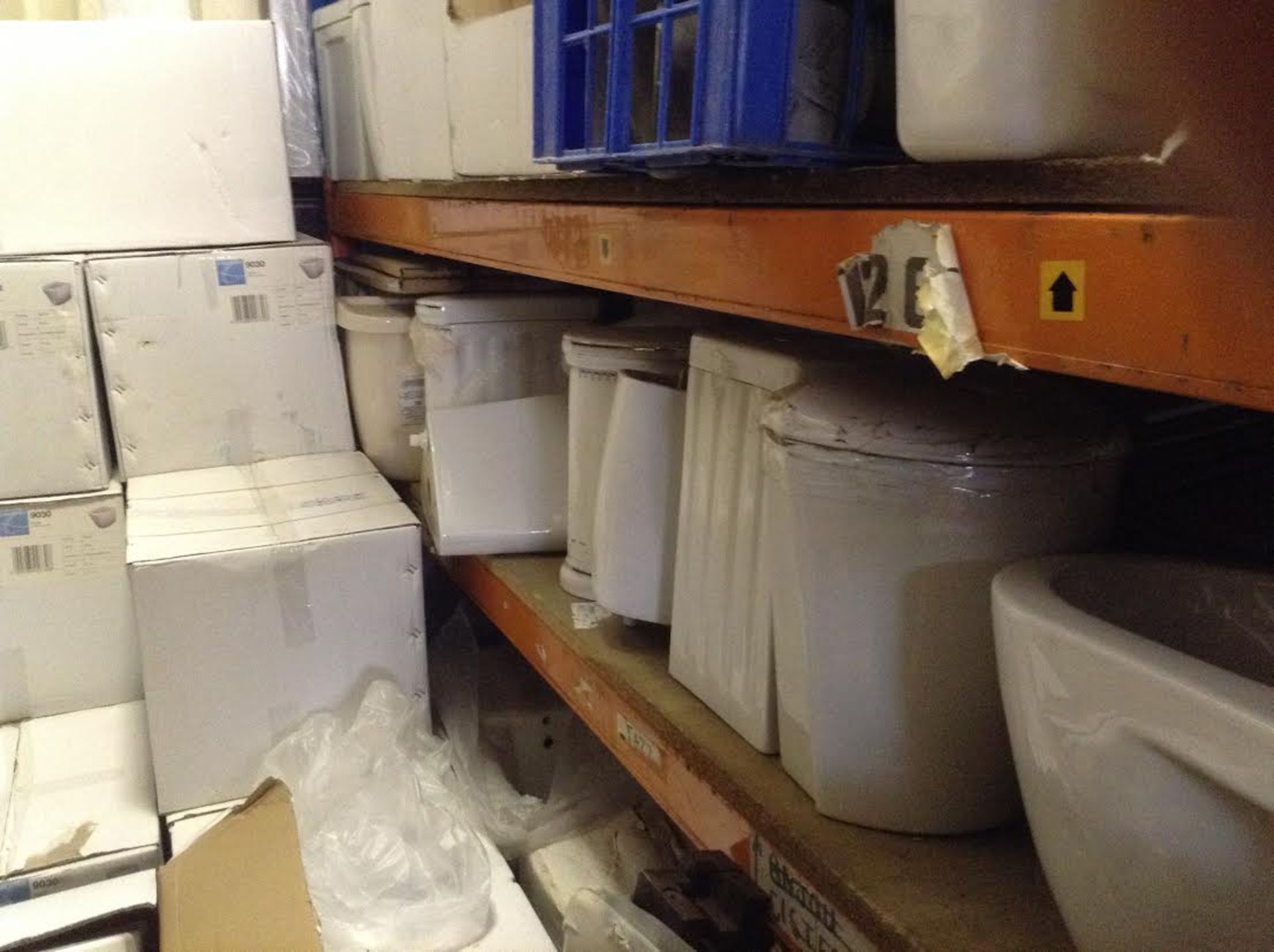 Job lot 5 White and Off white mixed concealed cistern and lids various makes - Image 2 of 4