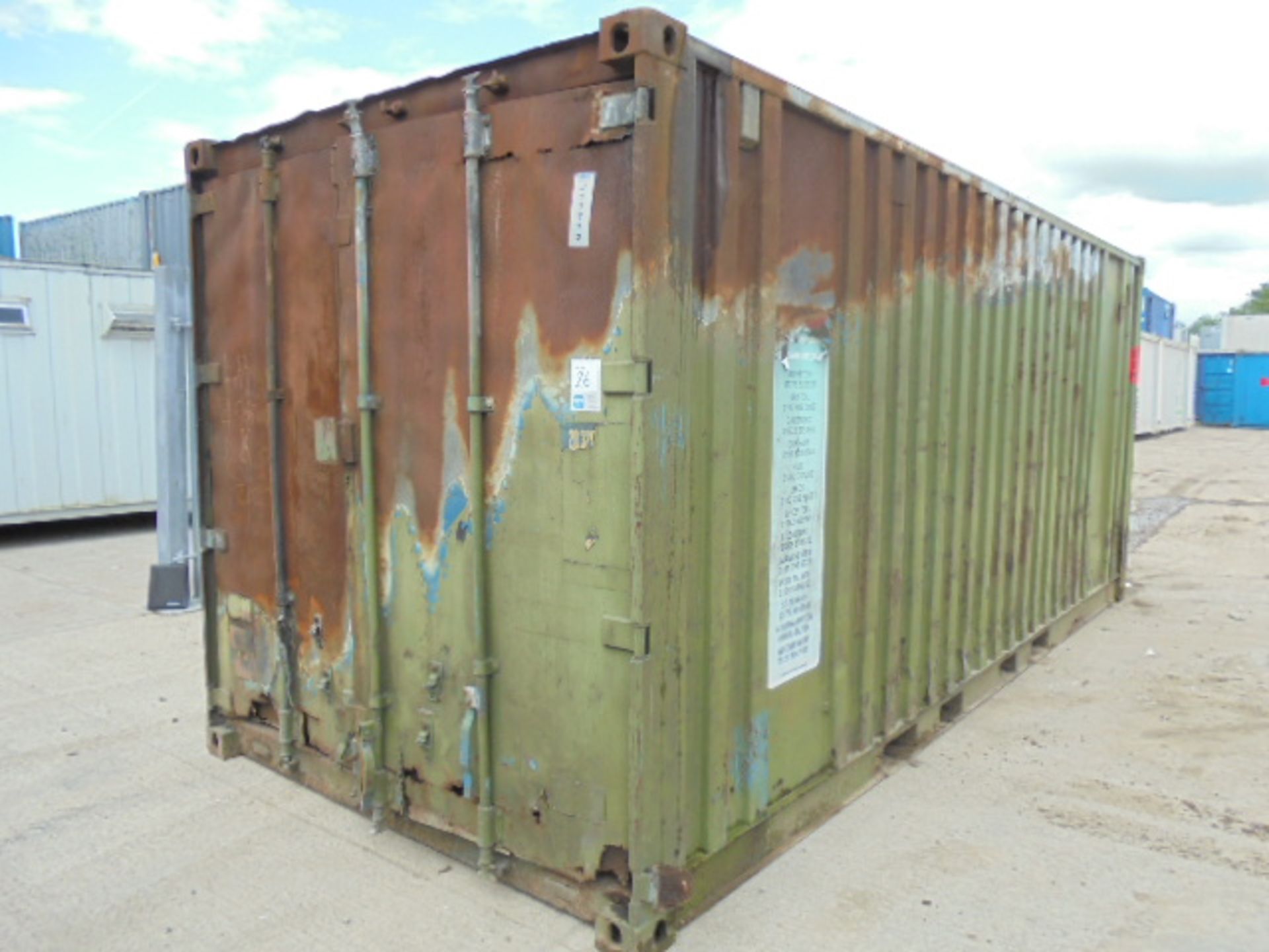 J17772 20ft x 8ft Steel Secure Container