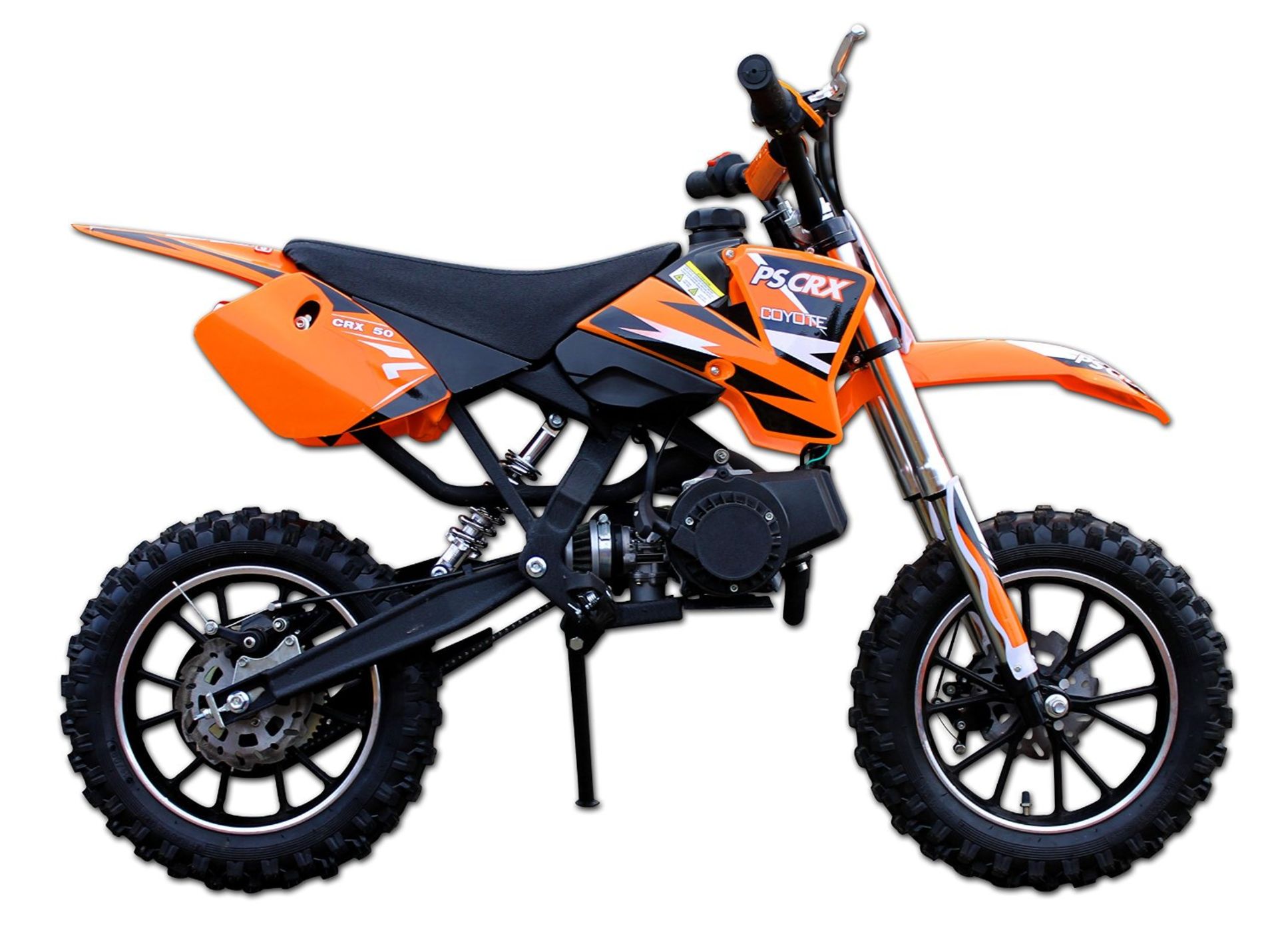 Brand New Orange Mini Dirt Bike Mini Moto 49cc Offroad Bike Crosser.. Proven 49cc 2-stroke air coole