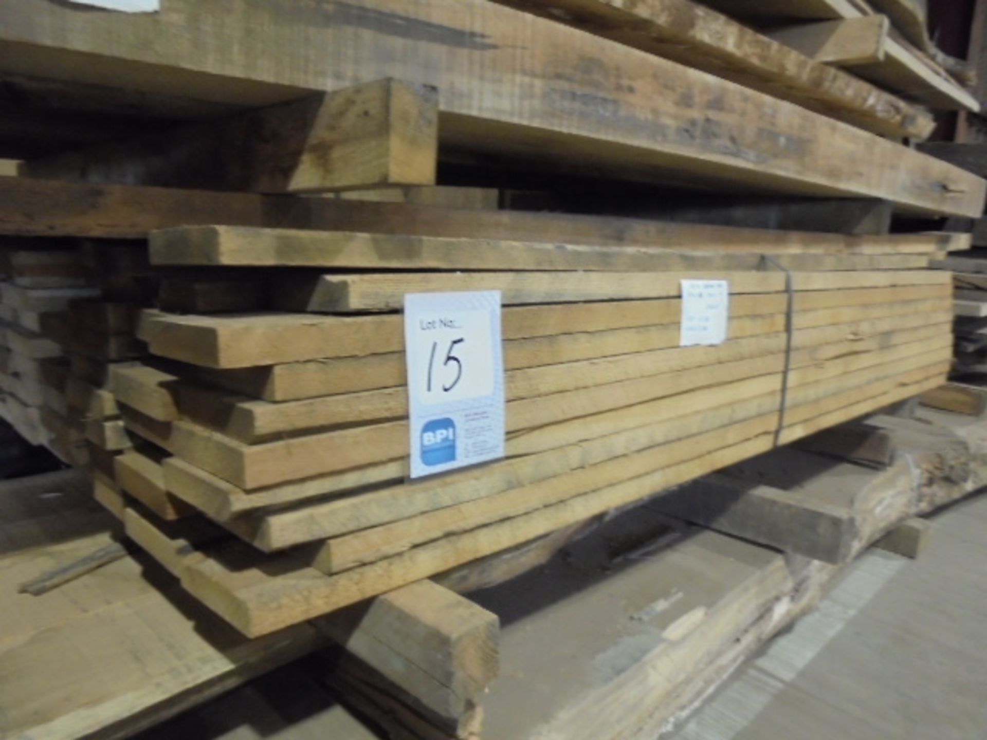 70 Lengths 25x125mm Siberian Larch KD SE, 0.464cum, Average Length: 1600mm