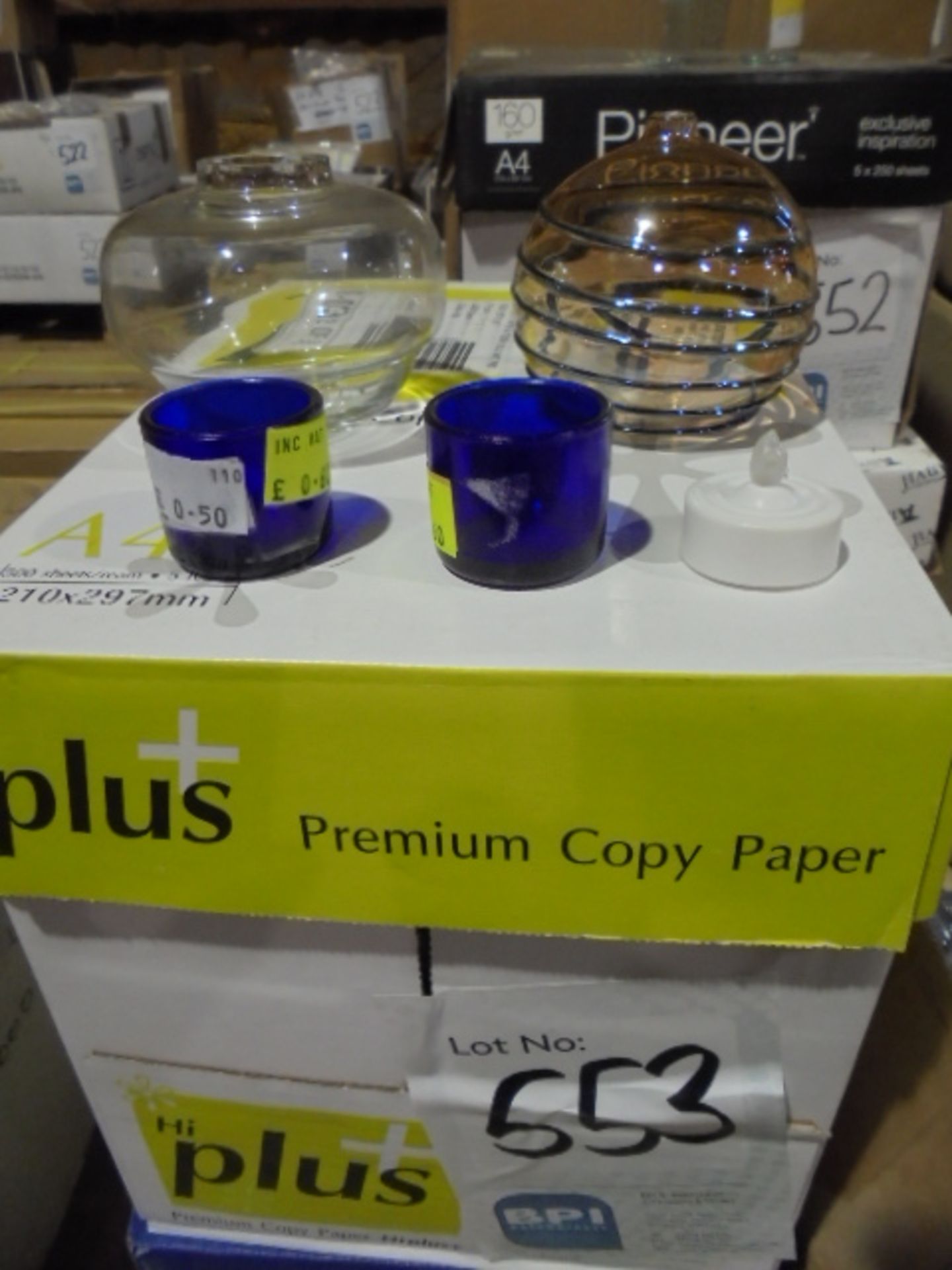 6 Glass Oil Lamp Candles, 4 Glass Domes & Quantity Tea Light holders & battery Tea Lights