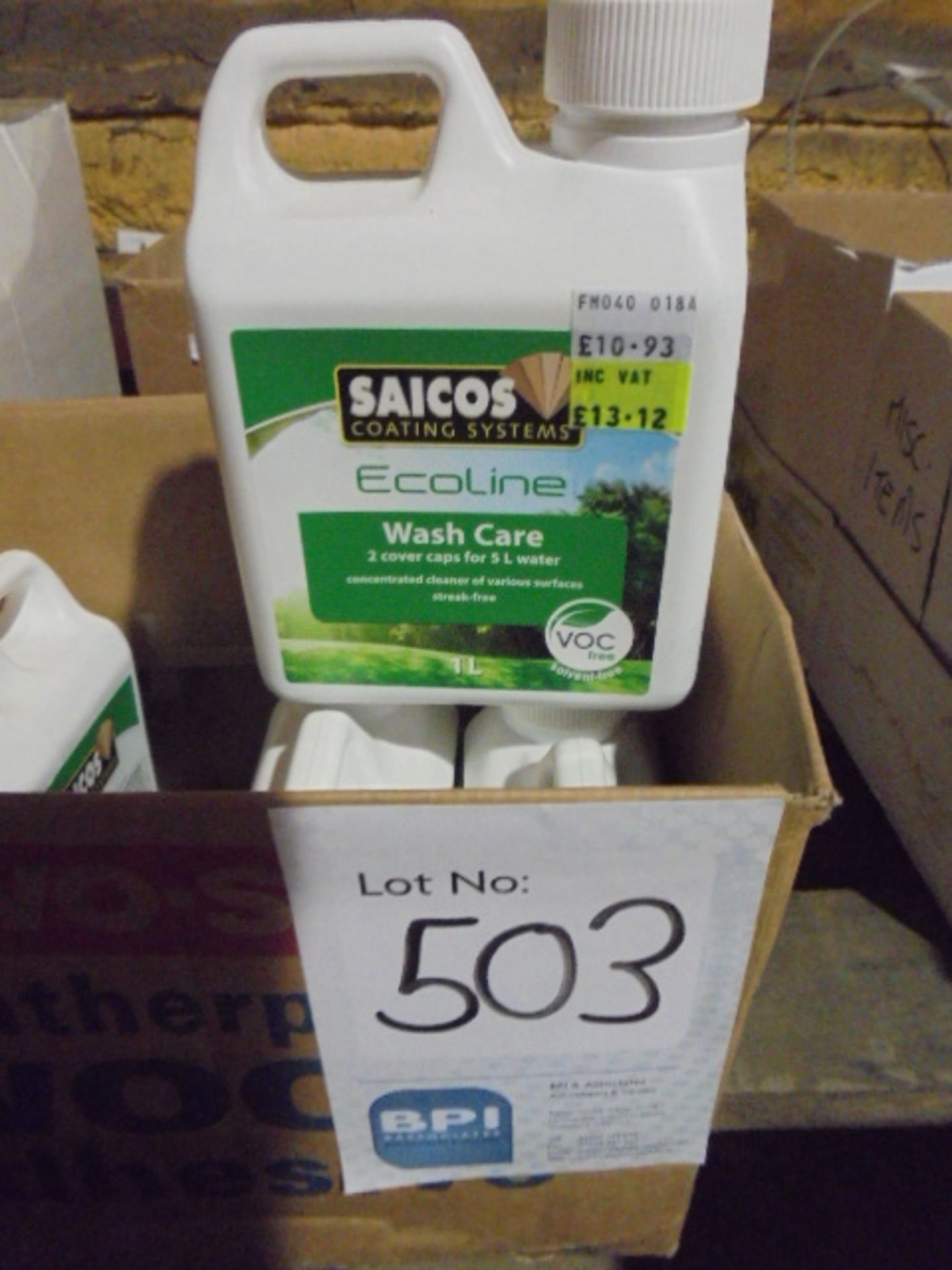 4 x 1Ltr Saicos Ecoline Wash Care