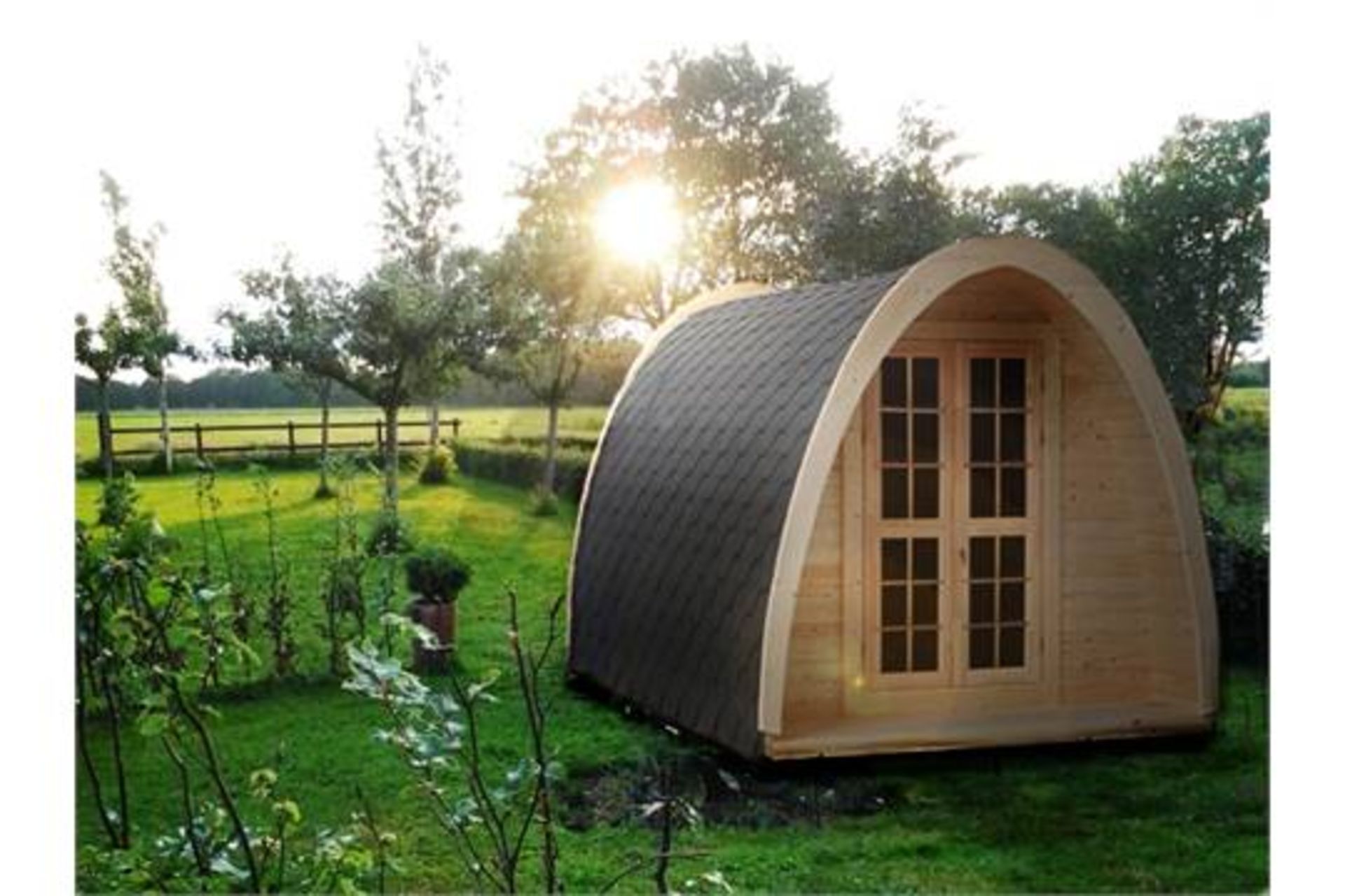 Camping Pod 4.8m Long 11.1 m2 - Image 3 of 6