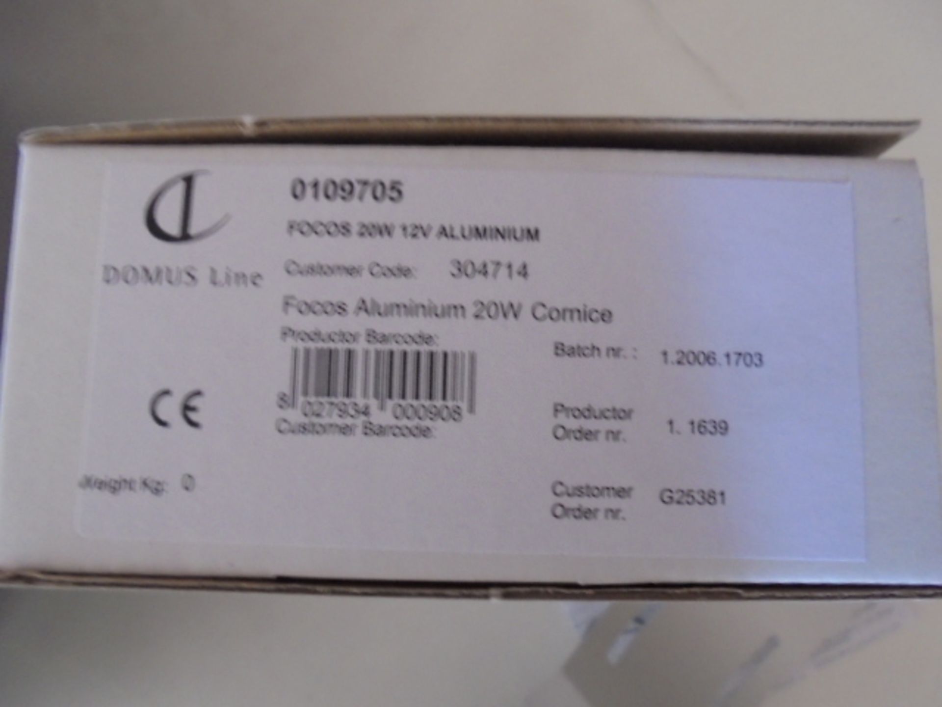 1 Box x 20 Focos Aluminium 20W 12V Cornice Spot Light - Image 2 of 2