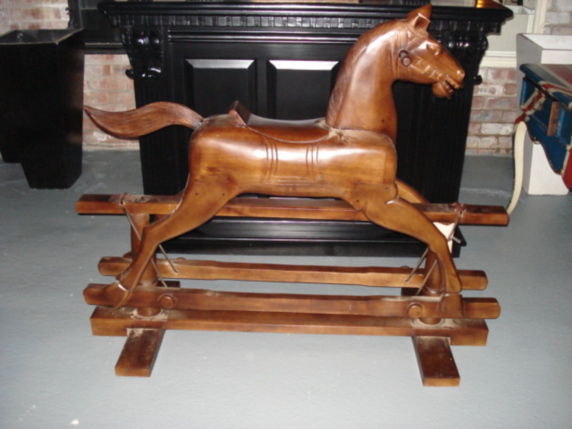 NEW PACKAGED QUALITY ROCKING HORSE ON ROCKER