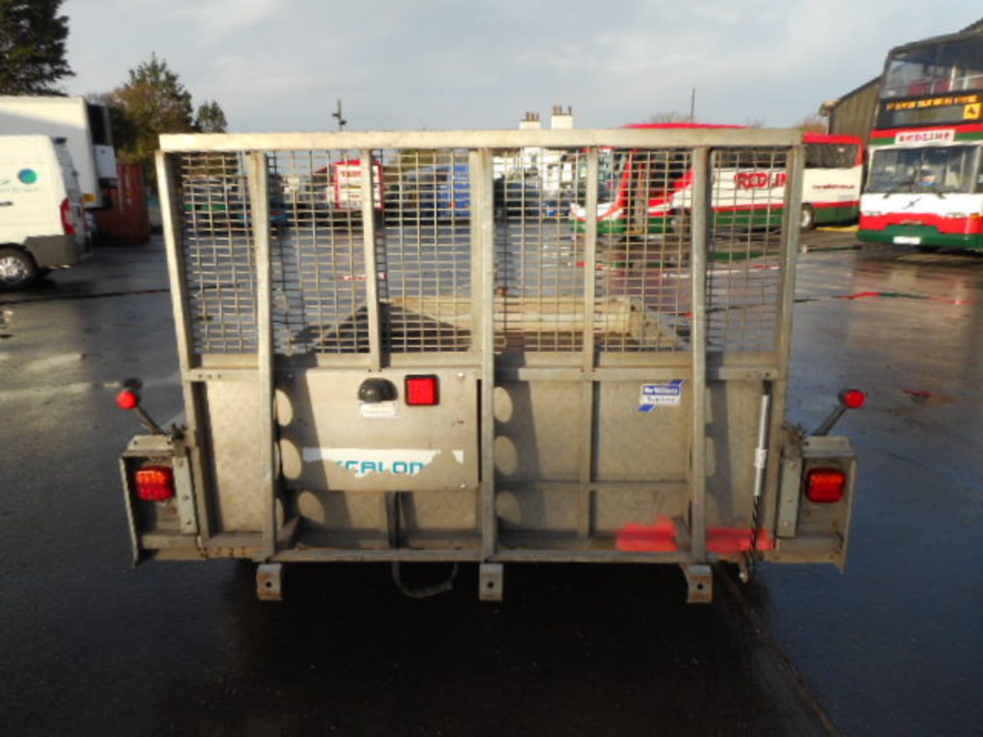 2012 IFOR WILLIAMS GX106 3.5T TWIN WHEEL PLANT TRAILER (42924) - Image 3 of 7