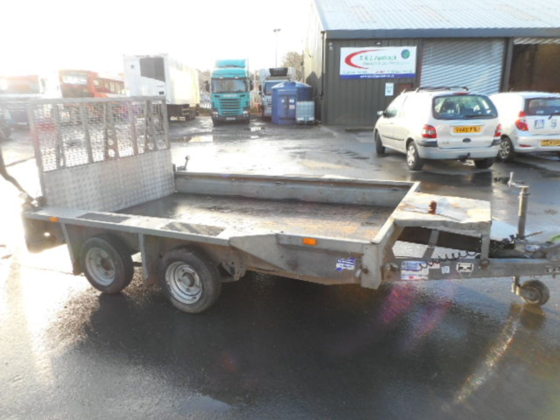 2012 IFOR WILLIAMS GX106 3.5T TWIN WHEEL PLANT TRAILER (42924) - Image 2 of 7