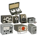 Radio-related Service and Laboratory Equipment  1) Solatron double-beam oscilloscope CD 1400. – 2)