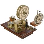 Complete Morse Telegraph Station, c. 1890  Consisting of: Siemens & Halske ink-writer telegraph,